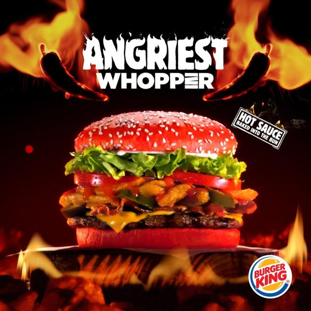  Burger King ti ustiona la bocca con The Angriest Whopper