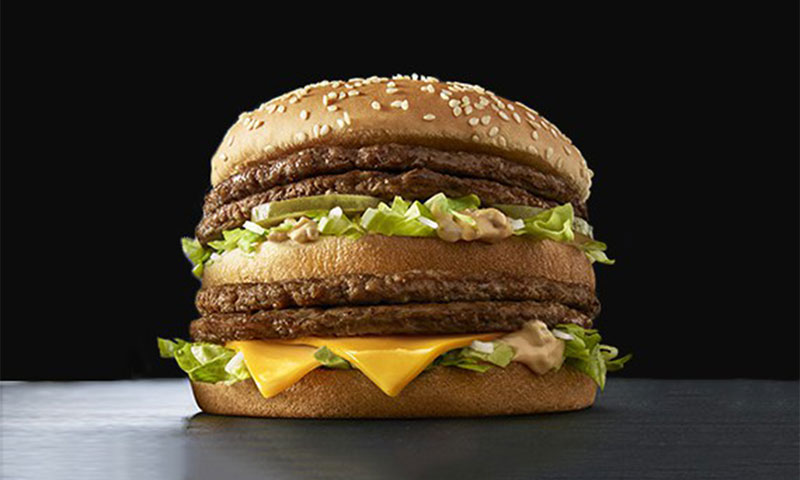  Il Big Mac diventa Giga: 4 hamburger invece di 2!