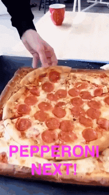 Un cartone per pizza fatto di.. pizza!