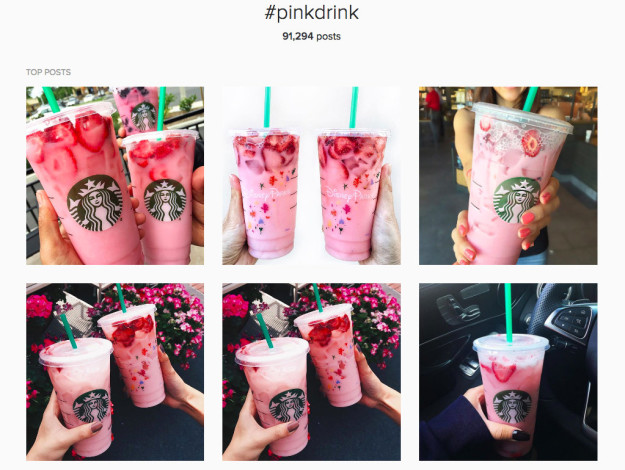 L'America sta impazzendo per il nuovo "Pink Drink" di Starbucks