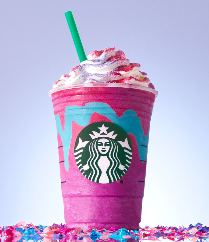  Starbucks mette sul mercato il coloratissimo Unicorn Frappuccino