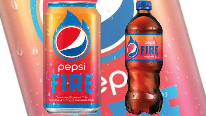  Pepsi mette sul mercato la nuova Pepsi Fire alla cannella
