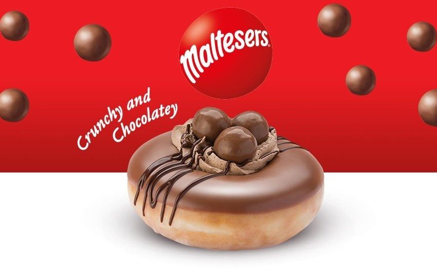  Krispy Kreme e Maltesers si uniscono per una donut super crunchy!