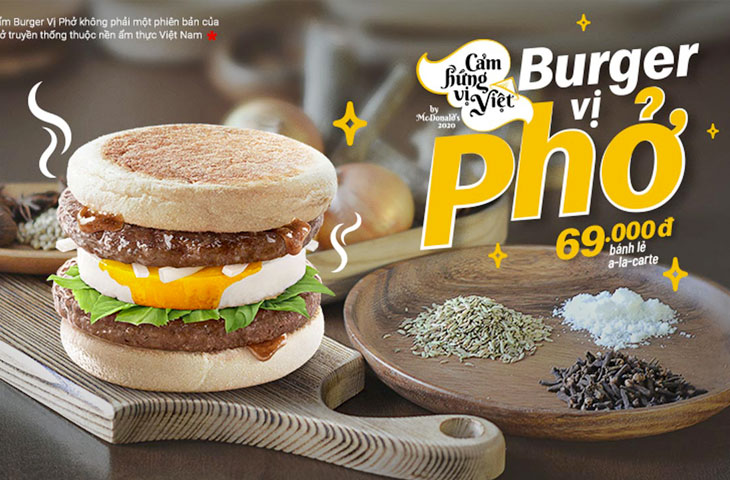  Il nuovo Pho Burger di McDonald’s Vietnam!