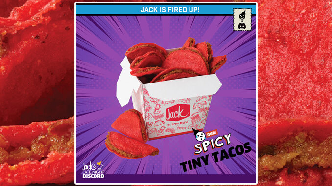  I nuovi mini tacos piccanti di Jack In The Box