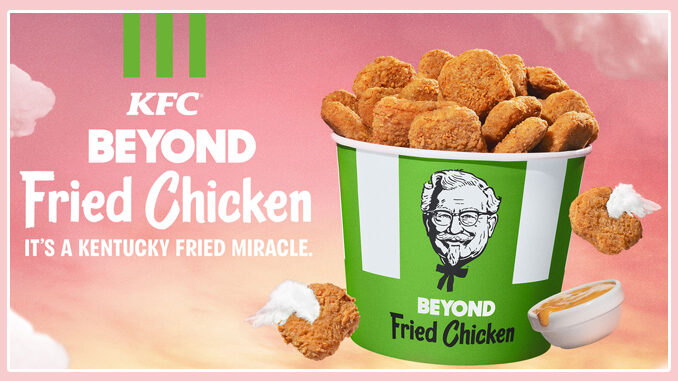  KFC lancia il suo primo Beyond Fried Chicken