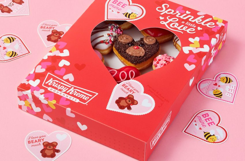  Krispy Kreme lancia una limited edition per il giorno di San Valentino