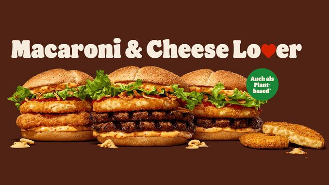  Burger King Germania sceglie i Mac & Cheese per la sua nuova limited edition