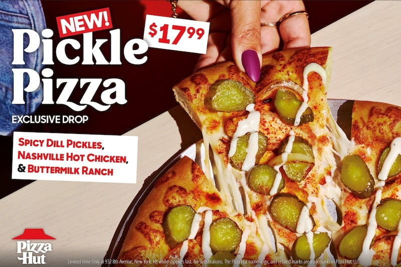  Da Pizza Hut arriva la Pickle Pizza