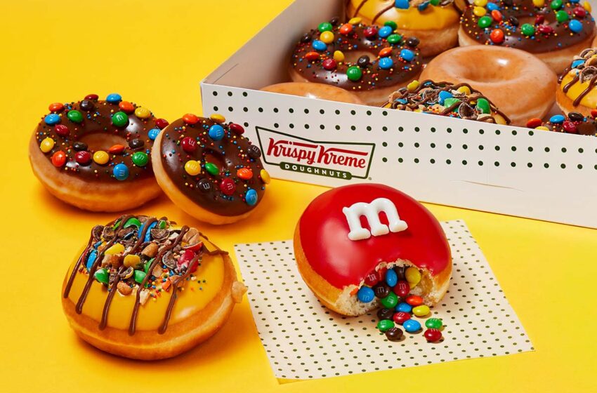  Krispy Kreme collabora con M&M’s per una nuova limited edition
