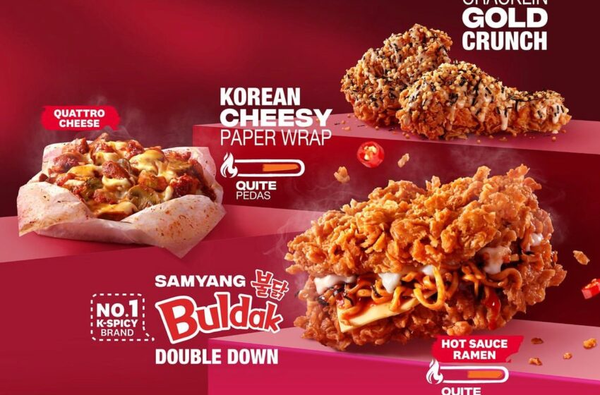  KFC realizza un nuovo Double Down con noodles piccanti