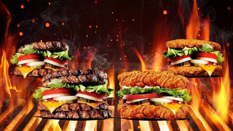  Burger King Taiwan lancia i suoi nuovi burgers senza pane